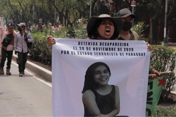 Marcha por el Día Internacional de las Víctimas de Desaparición Forzada.