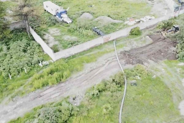 trabajos en la red de agua de tultepec, edomex
