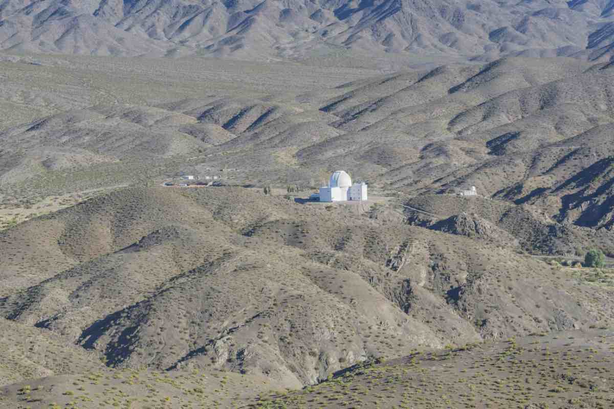 Parque Nacional El Leoncito y sus centros de observación astronómica. Cuenta con más de 300 noches despejadas al año. Foto: Parques Nacionales de Argentina