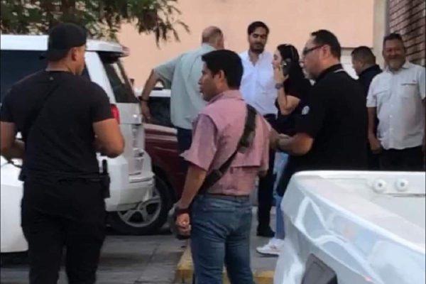 escena del atentado en contra del papá del alcalde de reynosa, tamaulipas