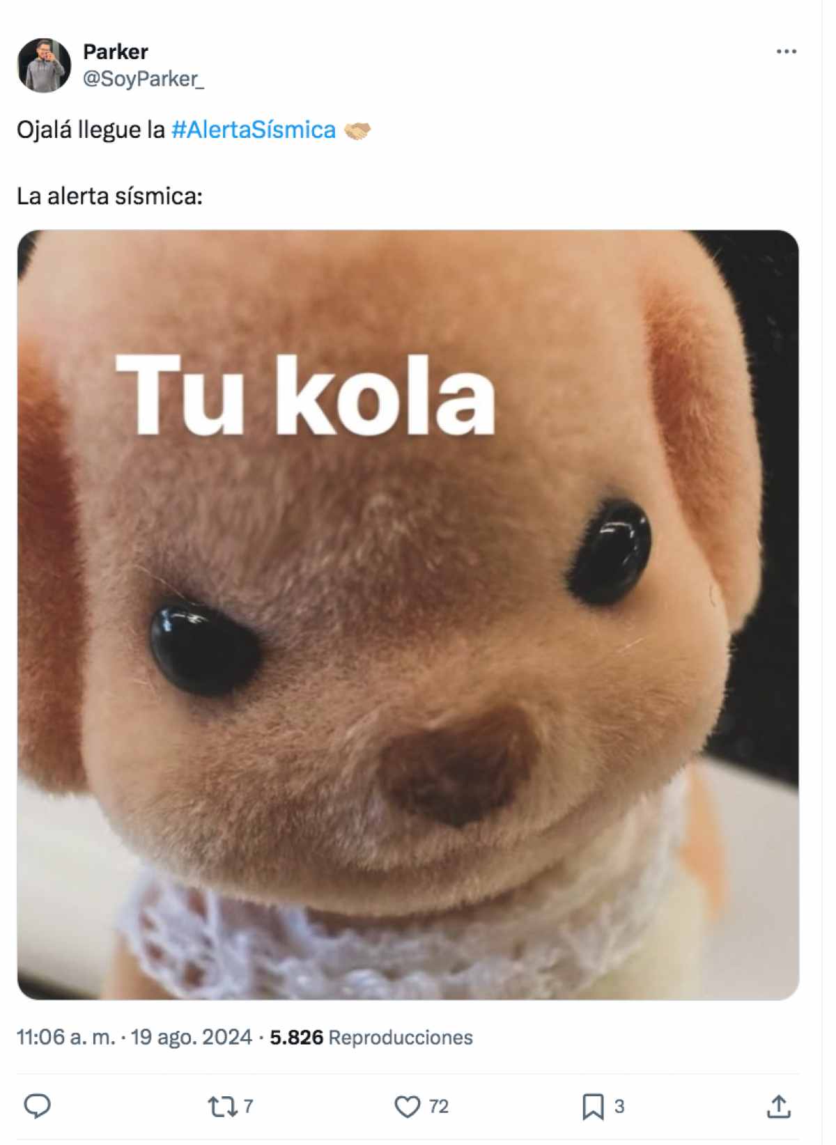 memes alerta sismica celulares