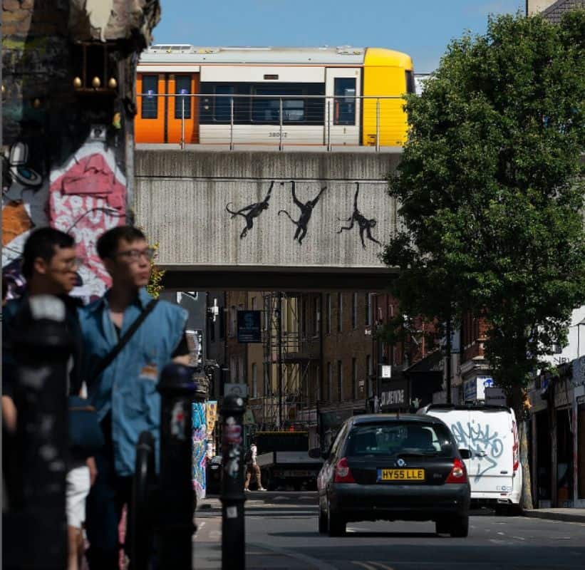 banksy londres animales