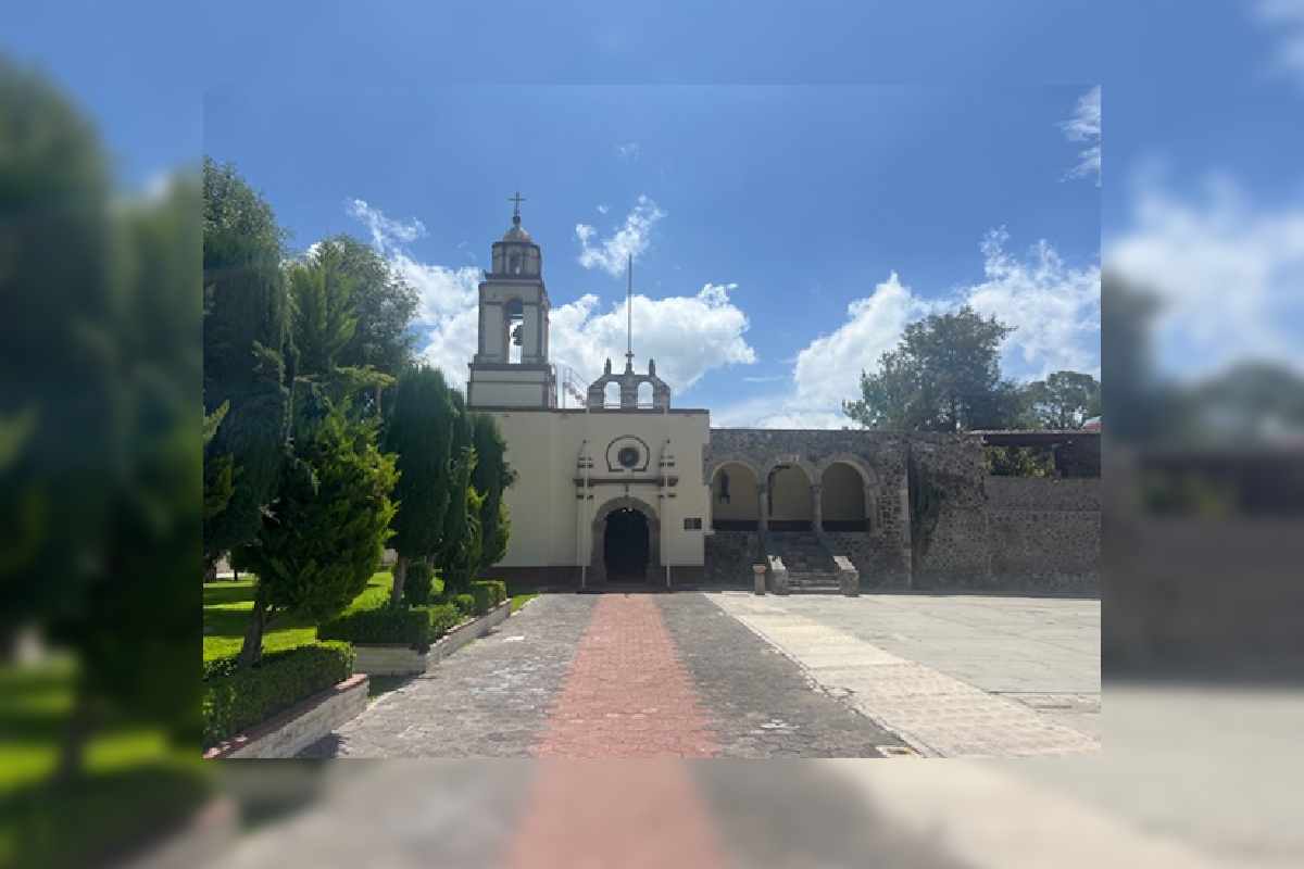 Convento de San Francisco de Asís en San Francisco Mazapa,municipio de Teotihuacán, Estado de México. Foto: Rubén Aguilar