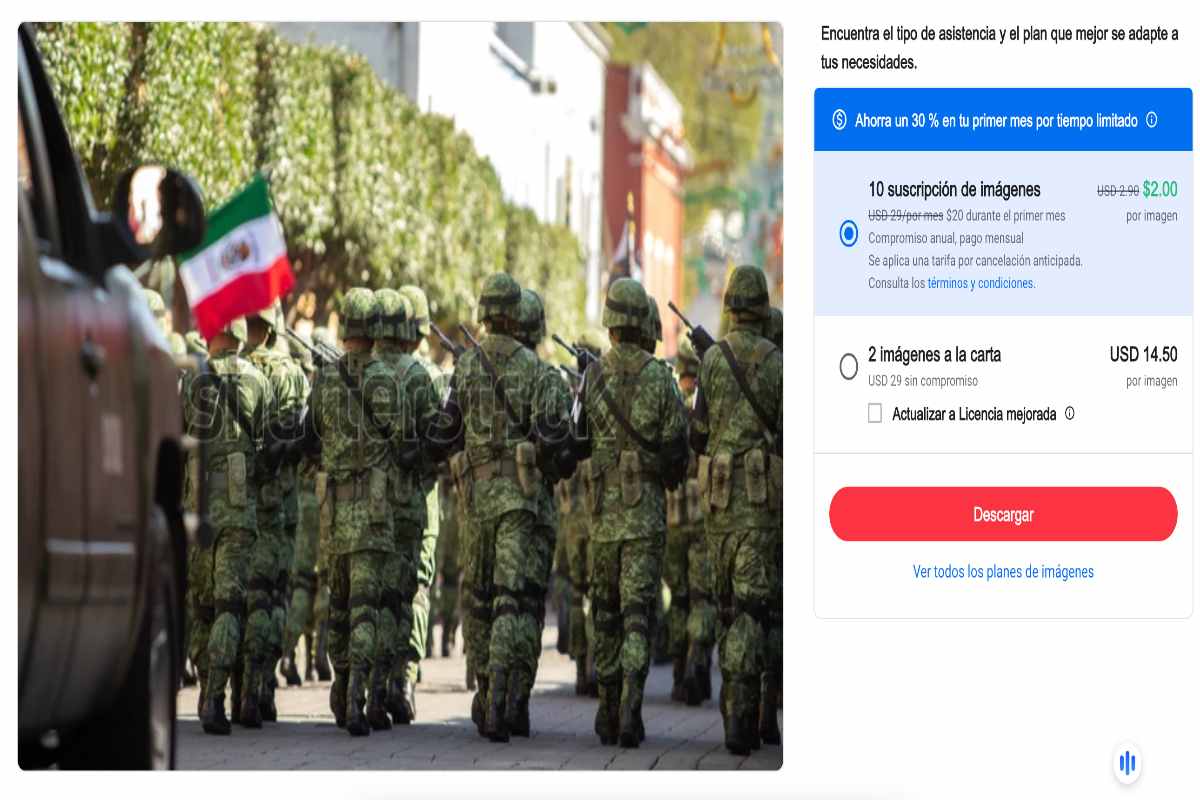 Es falso que México mandó 15 mil soldados a defender el territorio de Israel.