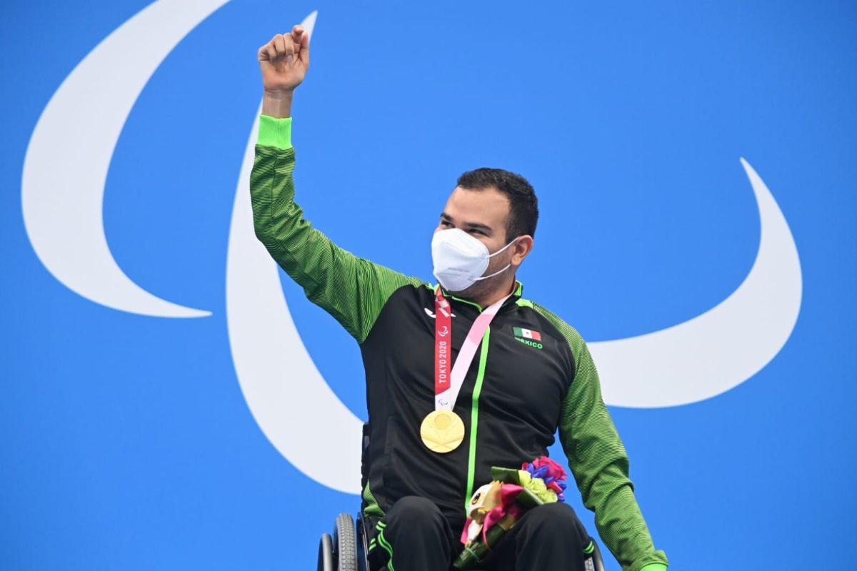 diego lopez para natación juegos paralimpicos