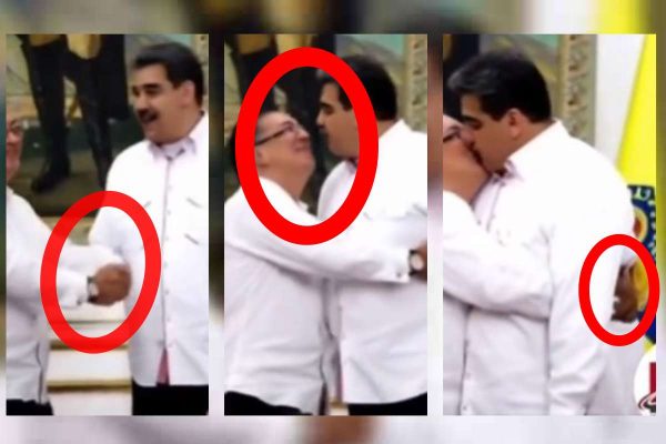 Captura de pantalla de video manipulado que muestra inconsistencias en imágenes 