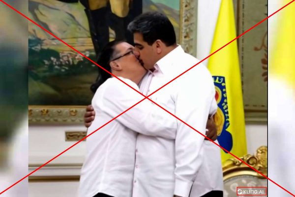 Captura de pantalla de video en TikTok que desinforma 