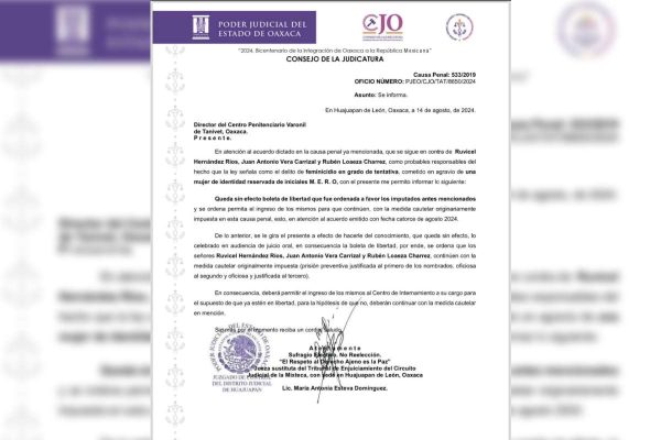 frenan liberación de Juan Antonio Vera Carrizal