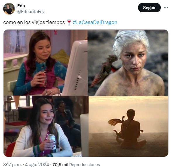 la casa del dragón 2x08 daenerys memes