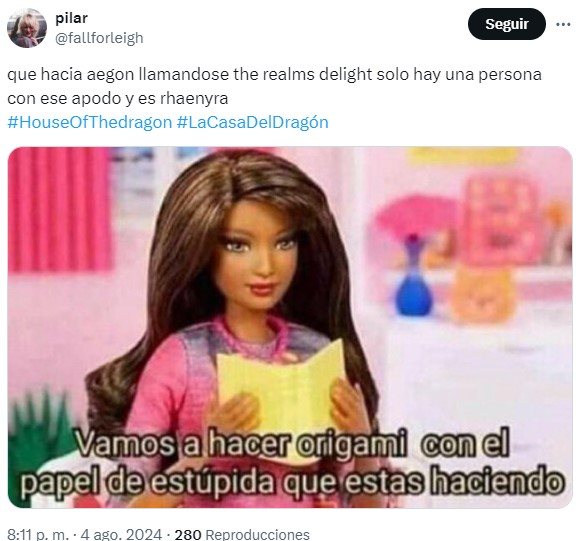 la casa del dragon 2x08 memes aegon