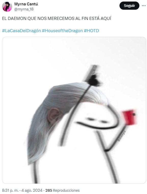 la casa del dragon 2x08 memes daemon