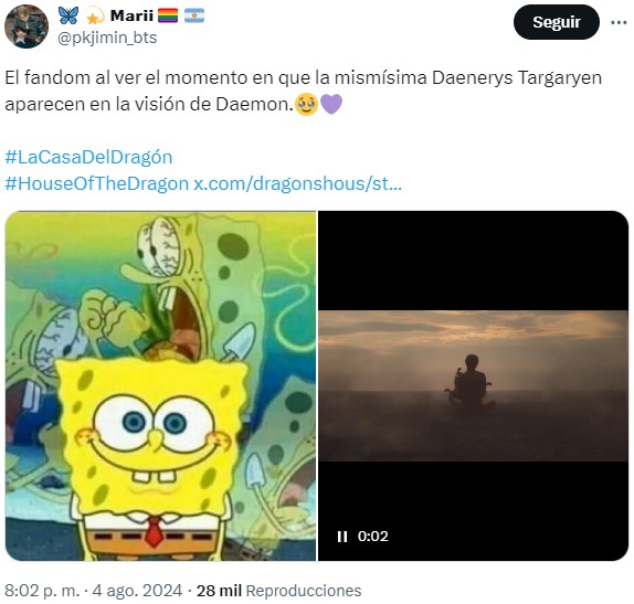 la casa del dragon 2x08 memes daenerys