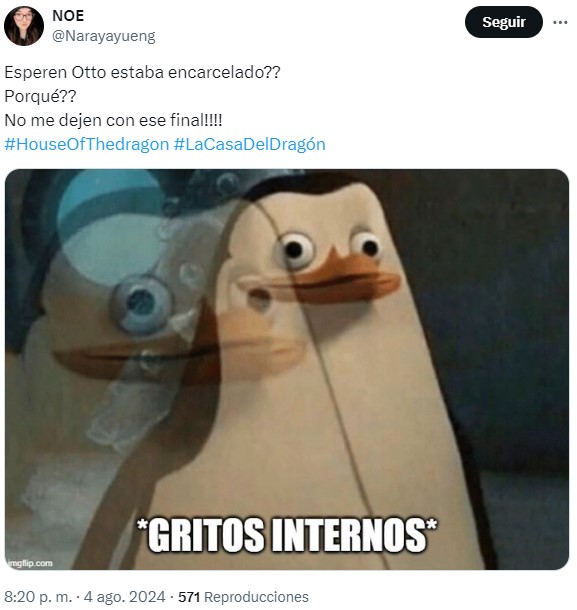 la casa del dragón 2x08 otto