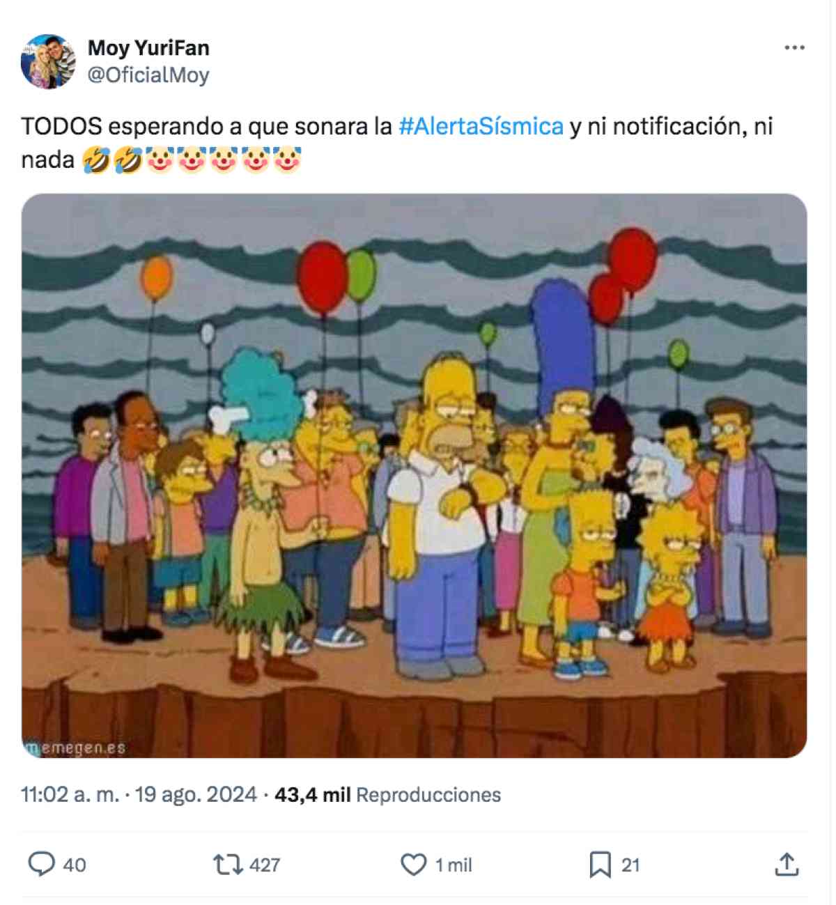 memes alerta sismica celulares