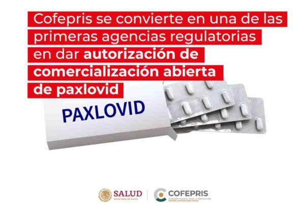 Cofepris aprobó la comercialización de Paxlovid