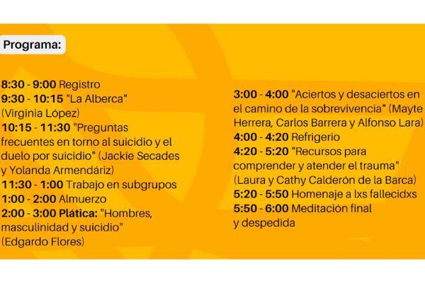 prevención de suicidio