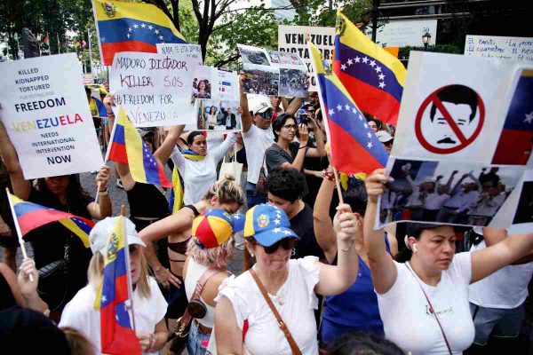 protestas contra Maduro en Venezuela