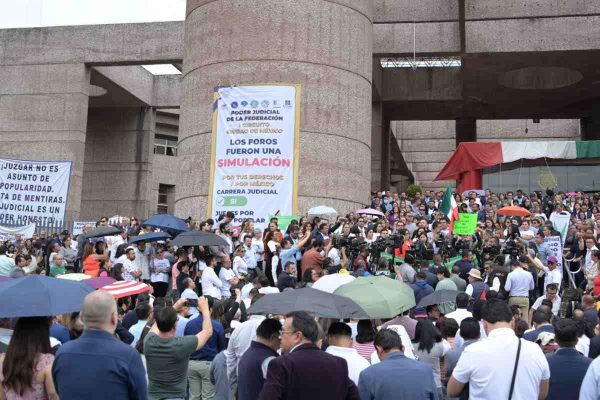 Protestas por la discusión de la reforma judicial 