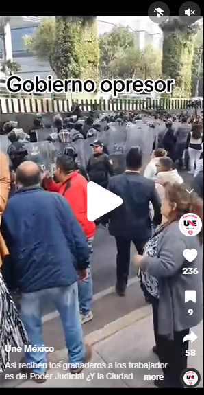 Captura de pantalla del video publicado en octubre de 2023