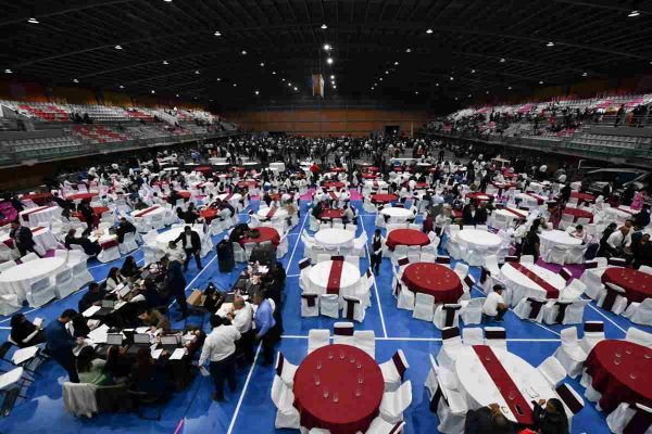 Acondicionamiento de la Sala de Armas a diputados para discusión reforma judicial
