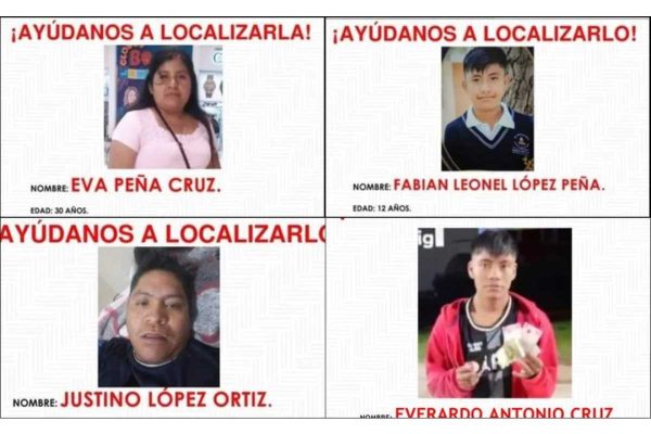 Cuatro personas desaparecidas en Chihuahua