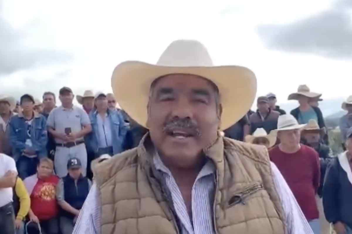 Gumaro Curiel Olvera, presidente del Comisariado Ejidal de Santa María Actipan. Foto: Captura de pantalla