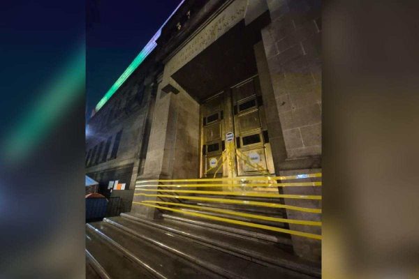 La sede de la Suprema Corte de Justicia amaneció "clausurada" como protesta contra la reforma judicial | Foto: Cortesía