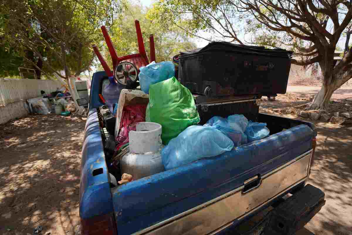Personas desplazadas por la violencia en la región de Tierra Caliente en Michoacán. Foto: Cuartoscuro