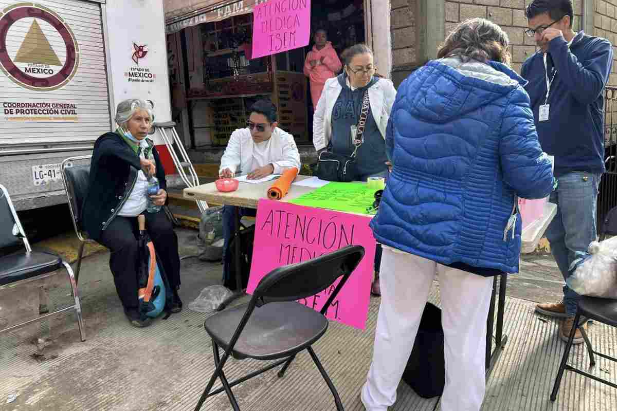 Módulo de atención médica en San Luis Ayucan, Jilotzingo. Foto: Facebook