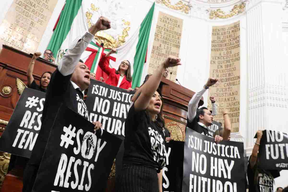 Diputados de oposición en el Congreso de la CDMX. Foto: Sharenii Guzmán