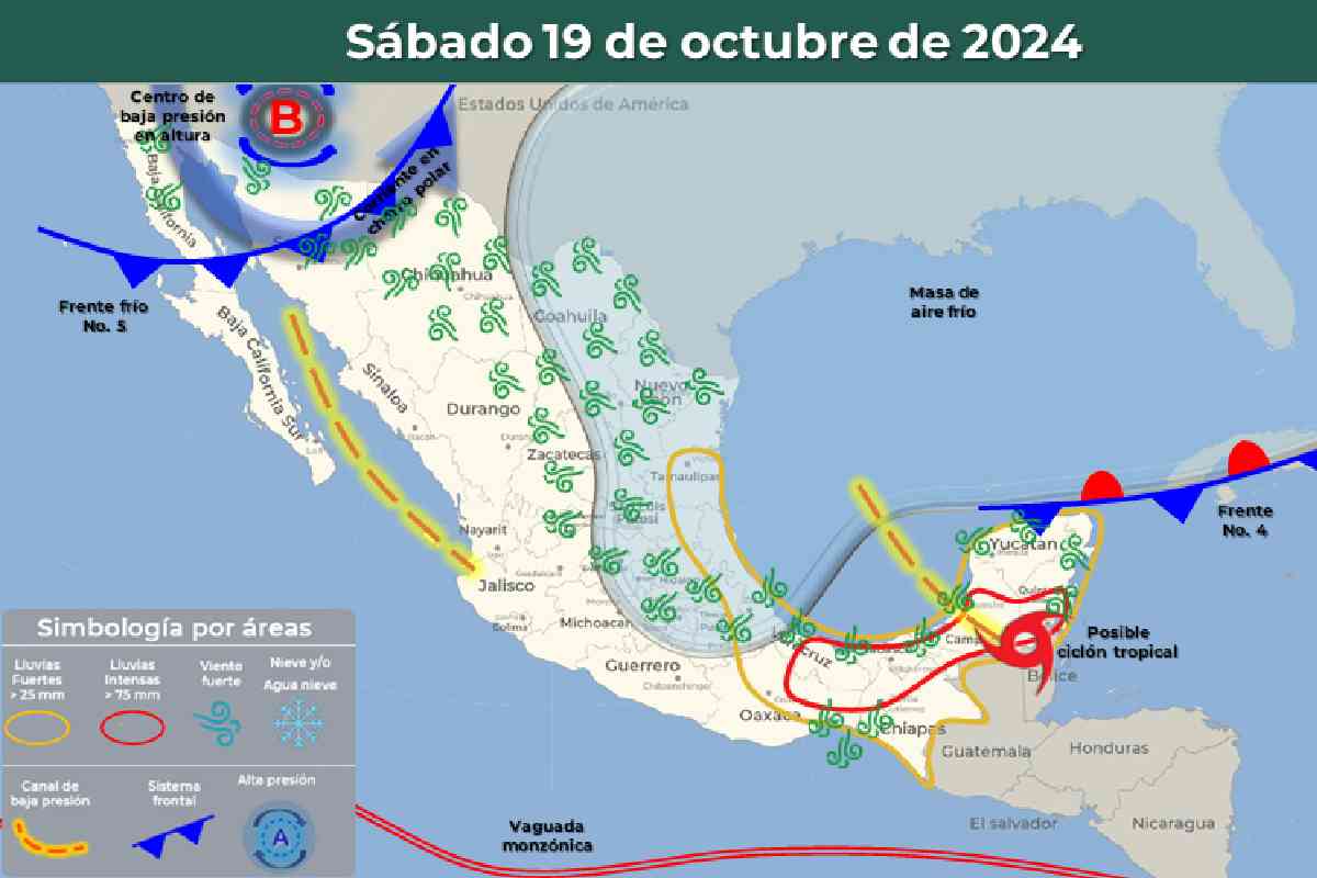 lluvias en México