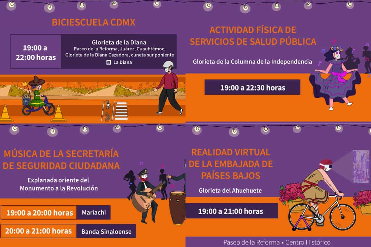 actividades paseo bici dia de muertos