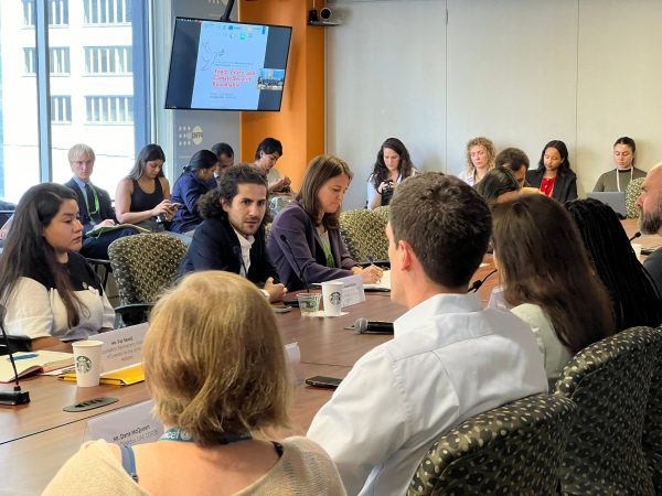 Reunión de organizaciones de la sociedad civil en el NYClimate.