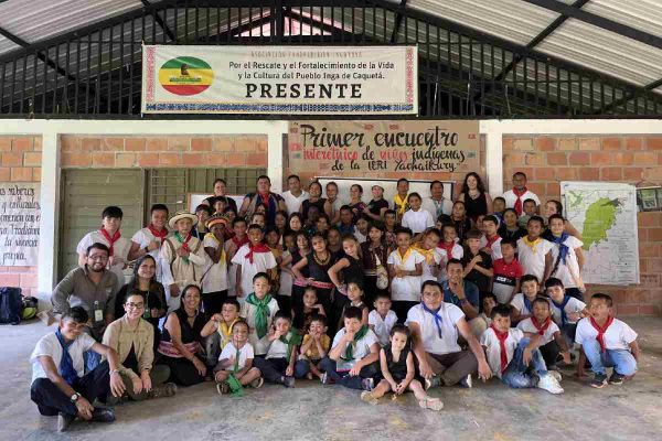 Primer Encuentro Interétnico de Niños Indígenas de la IERI Yachaikury. Foto: Amazon Conservation Team