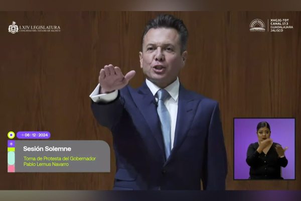 Pablo Lemus toma protesta como gobernador de Jalisco