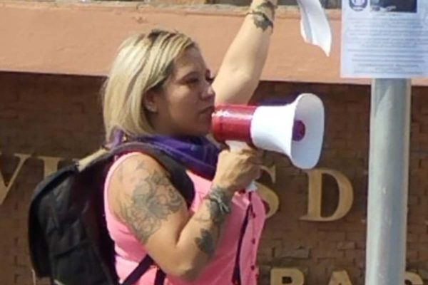 La activista Sheridan Mata Balderas. Foto: @Sheryyydan