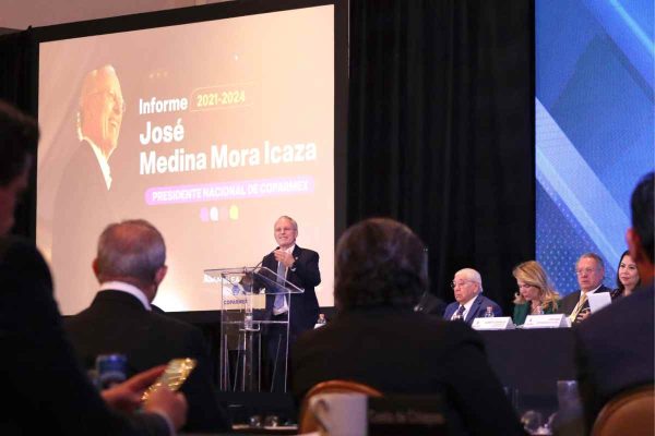 último informe José Medina Coparmex