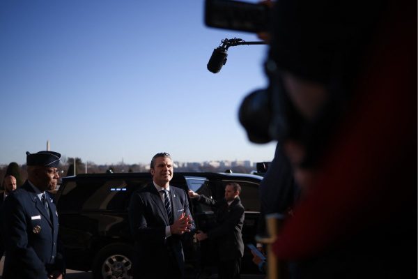 Pete Hegseth, jefe de defensa EU