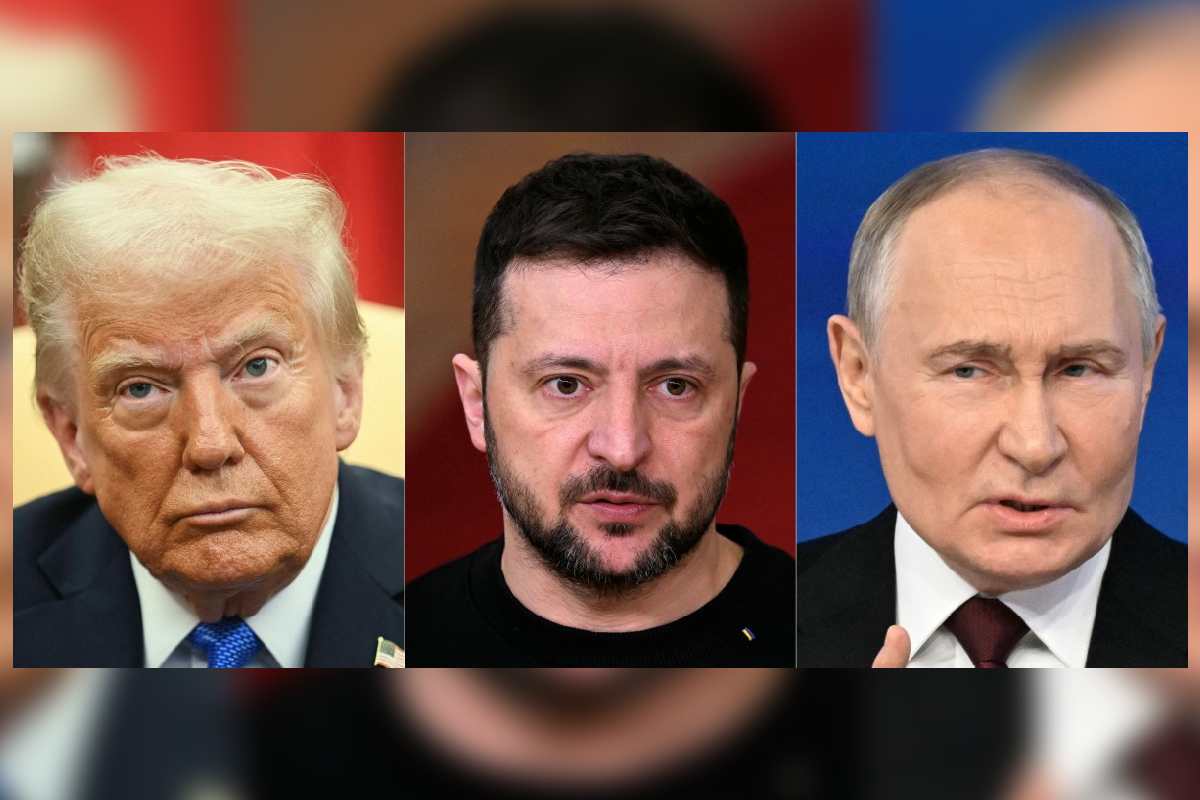 Trump, Zelensky, Putin