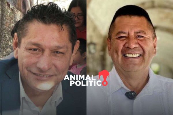 Alcalde de Cuautla, Jesús Corona Damián, y de Atlatlahucan, Agustín Toledano Amaro. Foto: especial