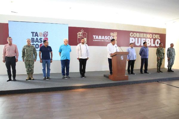 El gobernador Javier May anunció cambios en su gabinete de Seguridad | Foto: Tomada de X @TabascoJavier