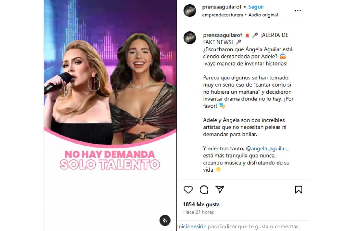 falso demanda adele angela aguilar