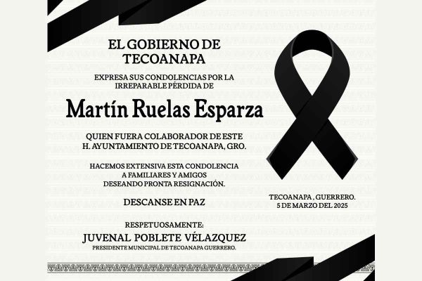 Asesinan a Martín Ruelas, colaborador del gobierno de Tecoanapa, Guerrero, y maestro jubilado