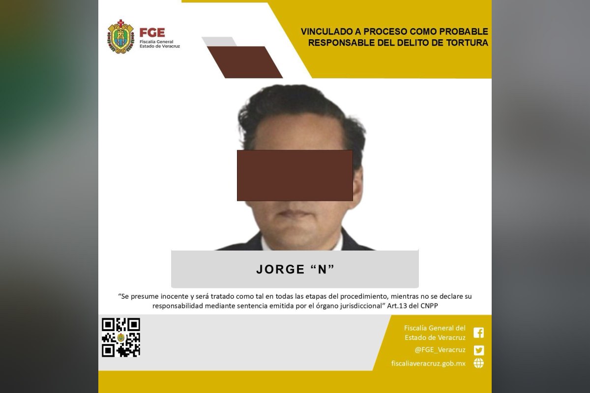Vinculan a proceso a Jorge Winckler, exfiscal de Veracruz, por presunta tortura