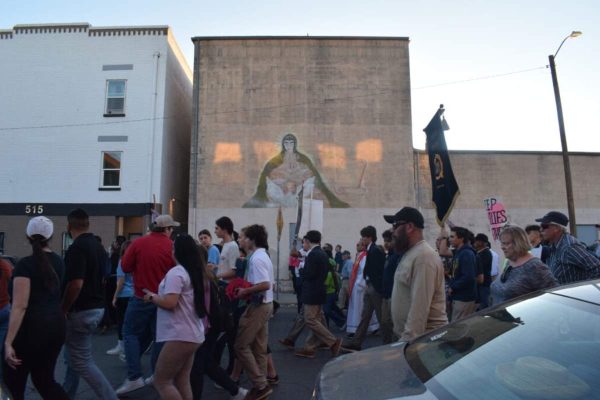Manifestación en solidaridad a las personas migrantes en El Paso, Texas