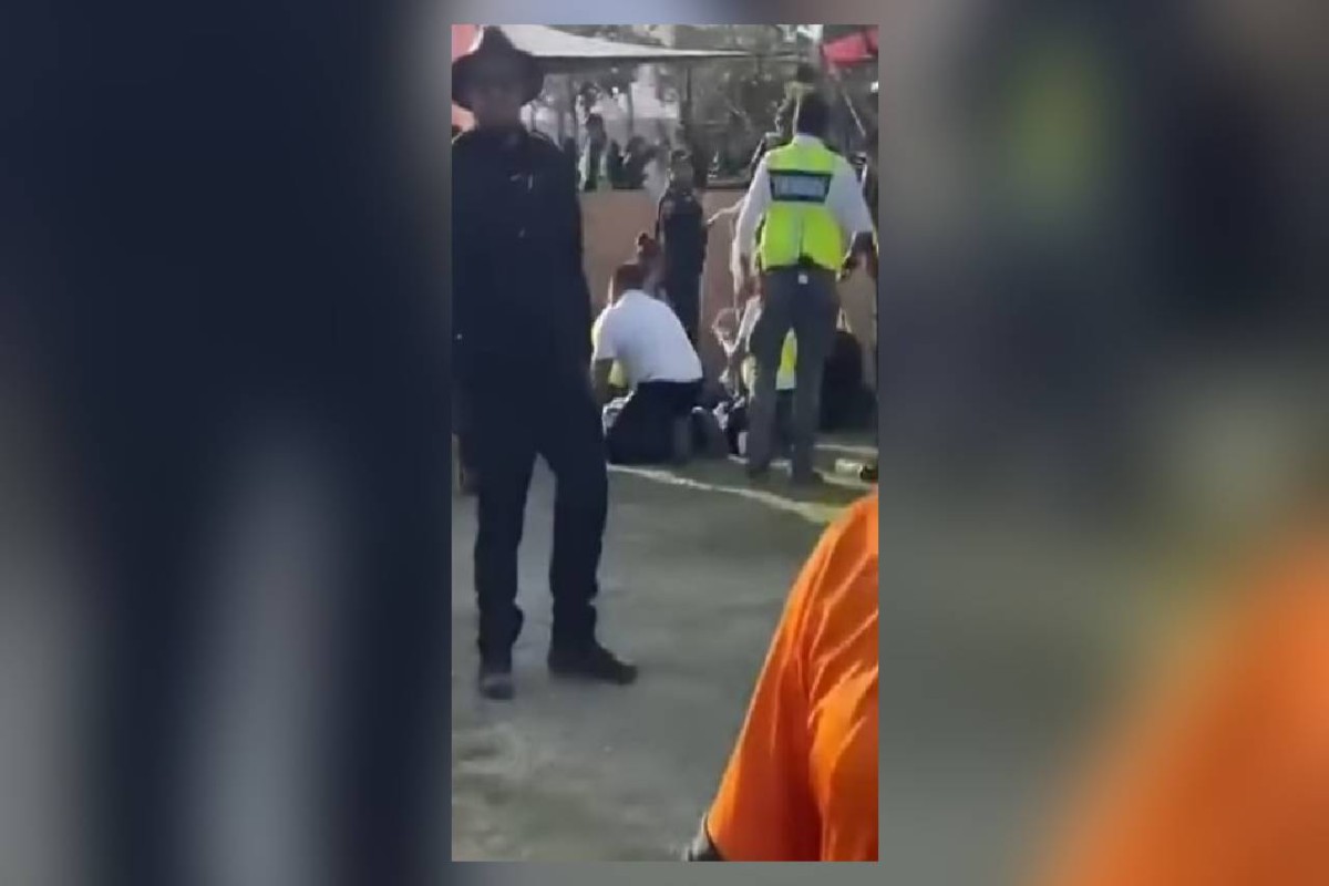 Cae estructura metálica durante festival Axe Ceremonia en Parque Bicentenario