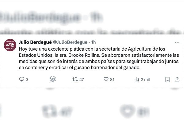 EU y México logran acuerdo sobre gusano barrenador tras amenazas de frenar la entrada de ganado