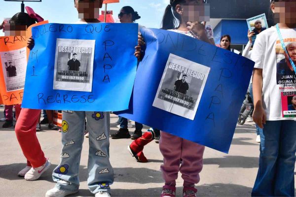 “Ellos piden marchar”: niños de Sinaloa con familiares desaparecidos festejan su día con protesta