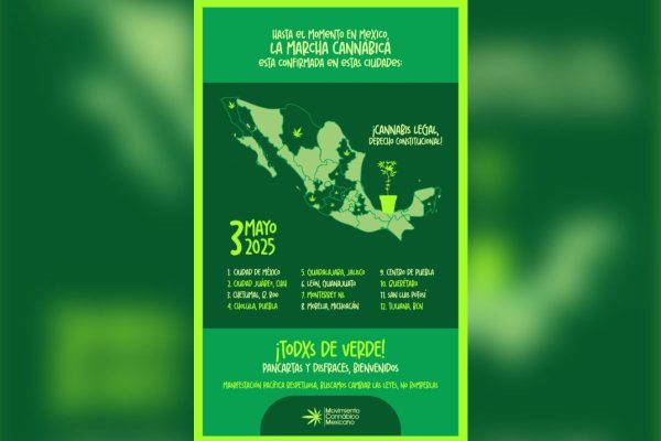 Marchas en México por la legalización de la marihuana