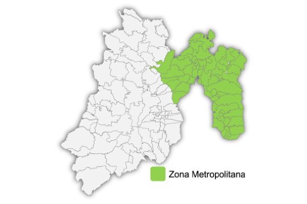 Municipios del Estado de México que forman parte de la Zona Metropolitana del Valle de México